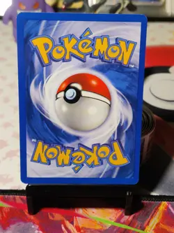 Pokemon Crobat DOUBLE HOLO Error Near Mint NM Double Side Swirl Neo Revelation - Image 2