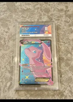 2013 Pokemon Mew Ex Rc24 Radiant Collection Full Art Legendary Treasures NM Mint - Image 1