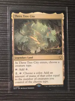 Three Tree City Bloomburrow Magic the Gathering Card 260 Non-Foil Rare - Image 1