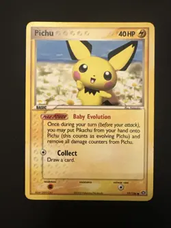 Pokemon Pichu TCG Emerald Card 59/106 Regular Common Non-Holo - Image 1