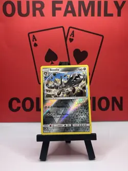 Steelix 125/214 Sm-Lost Thunder Reverse Holo Pokemon Card LP - Image 1