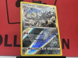 Steelix 125/214 Sm-Lost Thunder Reverse Holo Pokemon Card LP - Image 4