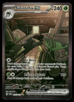 Pokemon Cards Sinistcha ex 210/167 Twilight Masquerade NM - Image 1