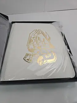 9 Pocket Card Binder, 360 Cards Trading Cards Games Collection Holder White - Image 1