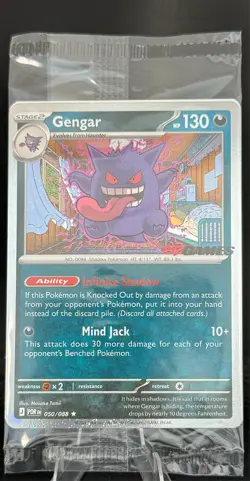 ✅$100OFF 5 X Gengar 050/088 EB Games Promo SEALED Pokemon TCG Promo Card - Image 3