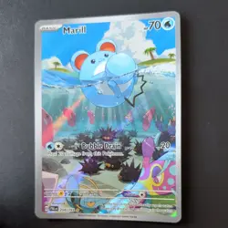 MARILL 204/193 POKEMON CARD (PALDEA EVOLVED SET) SPECIAL ILLUSTRATION RARE HOLO - Image 4