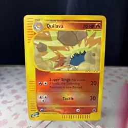 Quilava 91/165 Expedition WOTC Vintage Pokemon 2002 E-card - Image 1