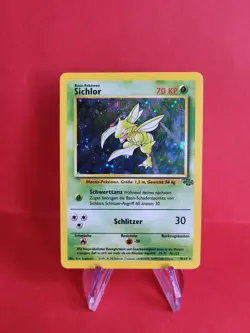 Pokemon Karte/card - Scyther Sichlor 10/64 - Jungle Set - Holo Exc-Near Mint - Image 1