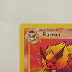 Pokemon Flareon Jungle Rare Regular 19/64 70 HP Stage 1 1999 Wizards Card - Image 3
