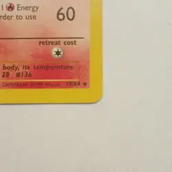 Pokemon Flareon Jungle Rare Regular 19/64 70 HP Stage 1 1999 Wizards Card - Image 5