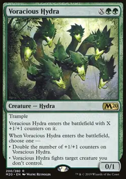 MTG Magic the Gathering Voracious Hydra (200p/143) Core Set 2020 Promos LP - Image 1