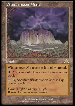 MTG Magic the Gathering Wintermoon Mesa (143/144) Prophecy MP - Image 1