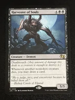 MTG Foundations Jumpstart Harvester of Souls 0453 NM Rare - Image 1