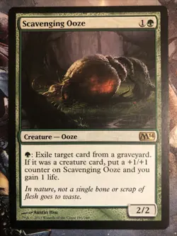 1x Scavenging Ooze Magic 2014 M14 LP MTG Magic the Gathering x1 MKE - Image 1