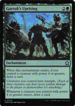 Garruk's Uprising Foundations Foil - Image 1