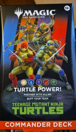NEW! Magic The Gathering Teenage Mutant Ninja Turtles Commander Deck MTG SEALED! - Image 1
