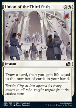 MTG Magic the Gathering Union of the Third Path (31/399) The Brothers' War NM - Image 1