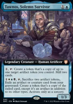 MTG Tawnos, Solemn Survivor (42/223) The Brothers' War Commander NM - Image 1