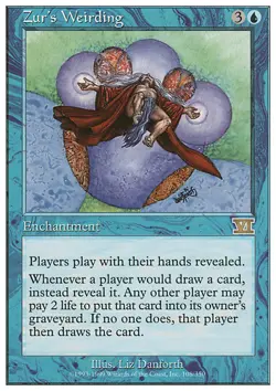 MTG Magic the Gathering Zur's Weirding (108/351) Sixth Edition MP - Image 1