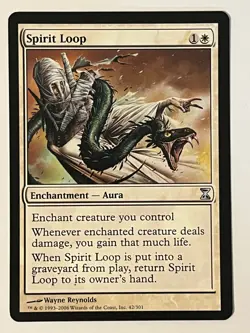 Spirit Loop Time Spiral Non-Foil MTG LP - Image 1