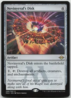 Nevinyrral's Disk 298 Rare Modern Horizons 2 NM MTG - Image 1