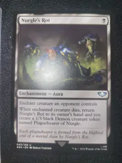 MTG Nurgle's Rot Warhammer 40K 40,000 045/168 NM/EX - Image 1