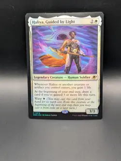 MTG - Haliya, Guided by Light - FOIL - Legendary Creature - EOE #19 - Rare - Image 1