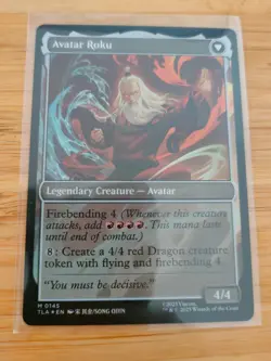 MTG The Legend of Roku (FOIL) 0145 Avatar: The Last Airbender M/NM Free UK P&P - Image 2