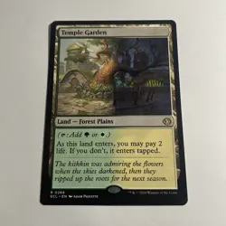 1x Temple Garden - Lorwyn Eclipsed - NM - MTG - Image 1