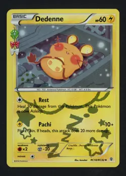 Dedenne RC10/RC32 Generations: Radiant Collection Holofoil Uncommon Pokemon TCG - Image 1