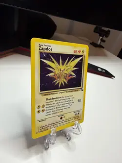 ZAPDOS - 15/62 - Fossil - HOLO ERROR - Pokemon Card - Image 2