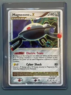 Pokemon Magnezone LV.X 142/146 Legends Awakened 140 HP Level Up Holo - Image 1
