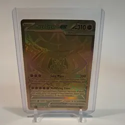 Pokemon Mega Zygarde EX Gold Secret Rare Full Art Holo Card 124/088 - Image 1