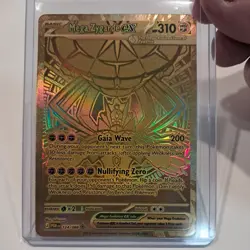 Pokemon Mega Zygarde EX Gold Secret Rare Full Art Holo Card 124/088 - Image 2