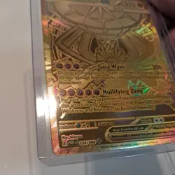 Pokemon Mega Zygarde EX Gold Secret Rare Full Art Holo Card 124/088 - Image 3