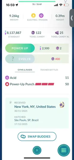 Pokemon Go Shiny Toxel - Image 2