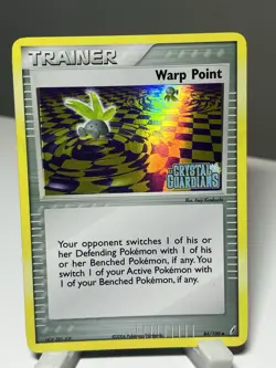 Pokemon Warp Point 93/115 Reverse Holo EX Unseen Forces MP - Image 1