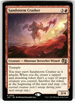 Sandstorm Crasher 18 NM MTG Foundations Jumpstart Magic - Image 1