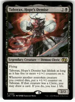 Taborax, Hope's Demise (Anime) 69 NM MTG Foundations Jumpstart Magic - Image 1
