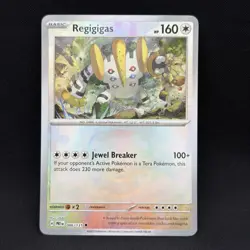 Regigigas (Master Ball Pattern) 086/131 Pokemon Sv: Prismatic Evolutions NM - Image 1