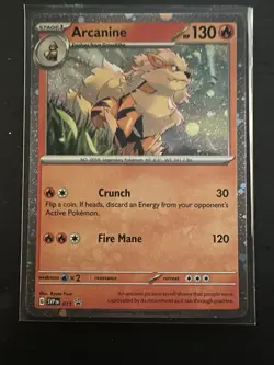 Pokemon Arcanine SVP011 SVP Black Star Promos Cosmos Holo Rare Promo (FREE S&H) - Image 1