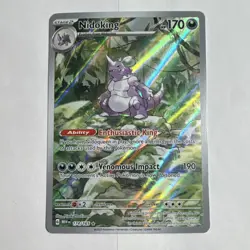 Pokemon Nidoking Illustration Rare Holo Sv: Scarlet & Violet 151 174/165 English - Image 1