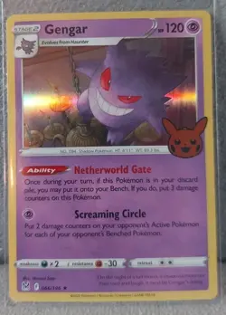 Pokemon Gengar Holo Rare Trick or Trade Booster 066/196 120 HP 2022 English - Image 1