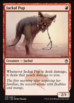 4x Jackal Pup MTG Masters 25 NM Magic Regular - Image 1