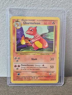 ✨ 1999 Pokemon Charmeleon #24/102 Base Set WOTC – Vintage TCG (HP) - Image 1