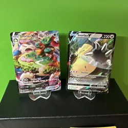 Snorlax LOT of 4 LP/NM VMAX 142/202 V 141/202 Rare Reverse Holo 77/124 Pokemon - Image 2