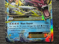 POKEMON MEGA GYRADOS EX 27/122 ULTRA RARE HOLO 2016 LP-MP + NEW DARKRAI SLEEVE - Image 3