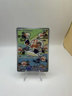 Pokemon TCG Surging Sparks Clobbopus #207/191 Illustration Rare NM- - Image 1