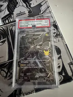 Pokemon Zekrom 114/114 Celebrations Classic Collection Full Art Holo PSA 9 - Image 1