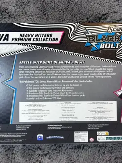 POKEMON UNOVA HEAVY HITTERS PREMIUM COLLECTION SCARLET & VIOLET B BOLT & W FLARE - Image 4